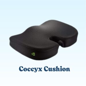 Orthopedic Coccyx Ultimate Pro Seat Cushion – Memory Foam Comfort for Tailbone, Sciatica & Back Pain Relief | Use in Car, Office, or Home | 2 Years Warranty