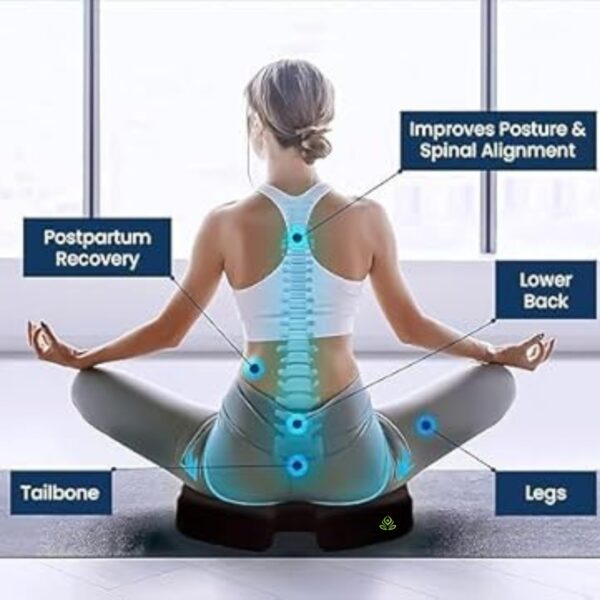 Orthopedic Coccyx Ultimate Pro Seat Cushion – Memory Foam Comfort for Tailbone, Sciatica & Back Pain Relief | Use in Car, Office, or Home | 2 Years Warranty - Image 7