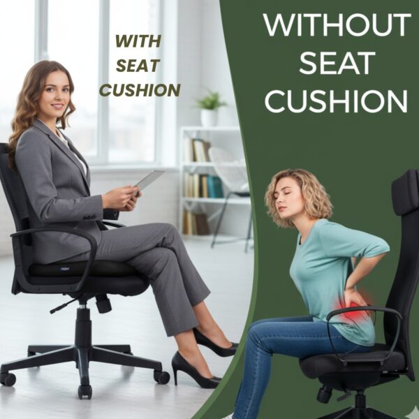KEY COCCXY CUSHION- MEMORY FOAM, SPINE, KNEE & LOWER BACK ORTHOPEDIC SUPPORT WITH ERGONOMIC DESIGN WITH MIVOR PRODUCT. WWW.MIVOR.IN- BUY NOW