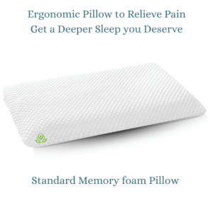Memory foam pillow 100% genuine product, wake up pain free, better sleep, cervical pain relief, wake up to fresh ideas.