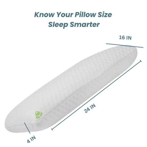 Orthopedic Memory Foam Pillow for Neck & Shoulder Pain Relief – Standard Size (24x16x4), Ergonomic Support for Better Sleep, 2-Year Warranty - Image 6