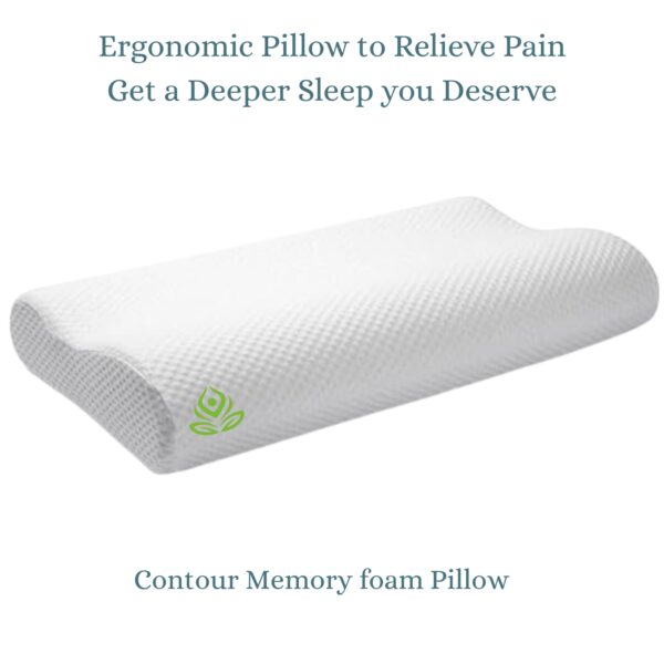 orthopedic Cervical memory pillow, Contour memory pillow, better sleep, pain free sleep wake up fresh.