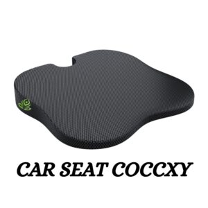 Mivor Ultimate Car Wedge Seat Cushion | Memory Foam Cushion with Coccyx Tailbone Cut-out | Relieves Hip Pain & Tailbone Pain, Lower Back Pain | Black | 2-Year Warranty