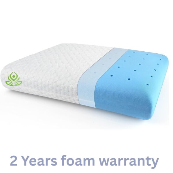 Orthopedic Cooling Gel Memory Foam Pillows for Deep Sleep| Cervical Pillow for Neck & Shoulder Pain Relief Support for Sleeping | Size Standard 24x16x4 |2 Years Warranty. - Image 2