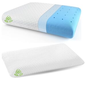 Orthopedic Cooling Gel Memory Foam Pillows for Deep Sleep| Cervical Pillow for Neck & Shoulder Pain Relief Support for Sleeping | Size Standard 24x16x4 |2 Years Warranty.