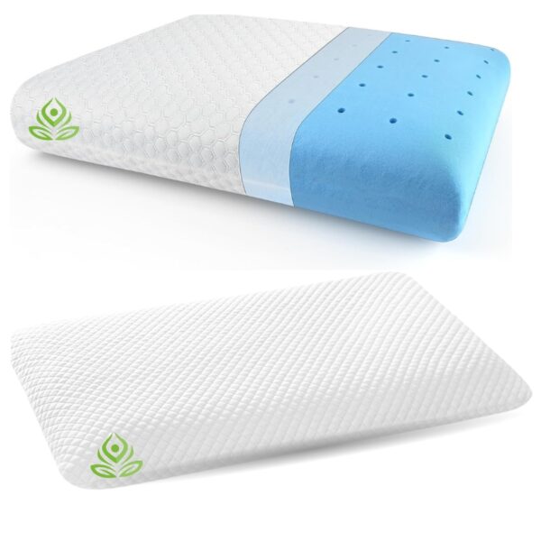 Orthopedic Cooling Gel Memory Foam Pillows for Deep Sleep| Cervical Pillow for Neck & Shoulder Pain Relief Support for Sleeping | Size Standard 24x16x4 |2 Years Warranty.
