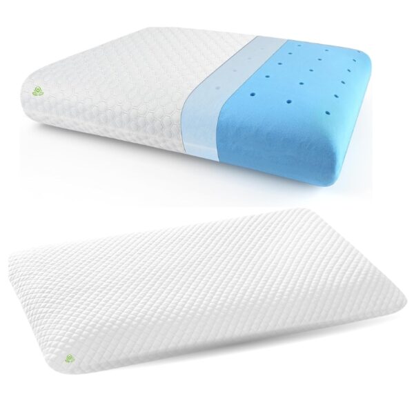 Standard Cooling Gel Memory Foam Sleeping Pillow – Neck & Shoulder Support for Deep, Pain-Free Sleep | Size 24x16x4 | 1-Year Warranty - Image 6
