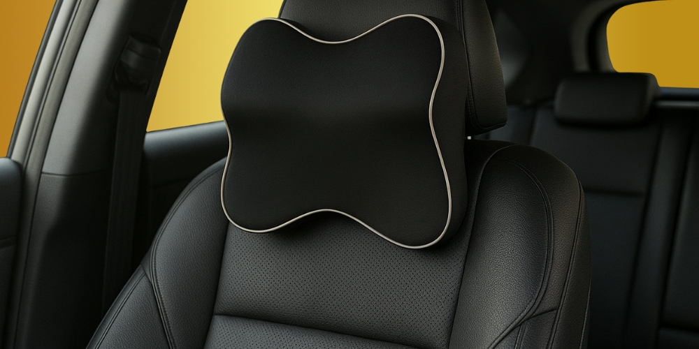 Car seat headrest- Car Accessories car seat headrest- memory foam..