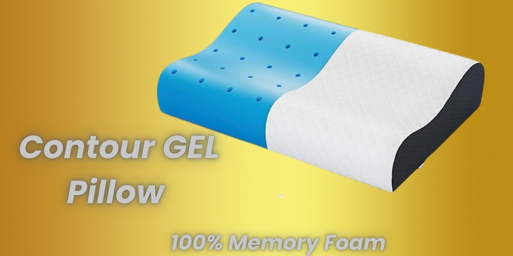 Contour cool gel pinholl Memory Foam Cervical Pillow