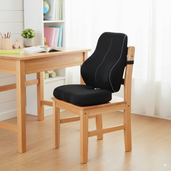 Office and home chair combo, memory foam backrest and cushion for long sitting comfort, MEMORY FOAM, SPINE, KNEE & LOWER BACK ORTHOPEDIC SUPPORT WITH ERGONOMIC DESIGN WITH MIVOR PRODUCT. WWW.MIVOR.IN- BUY NOW