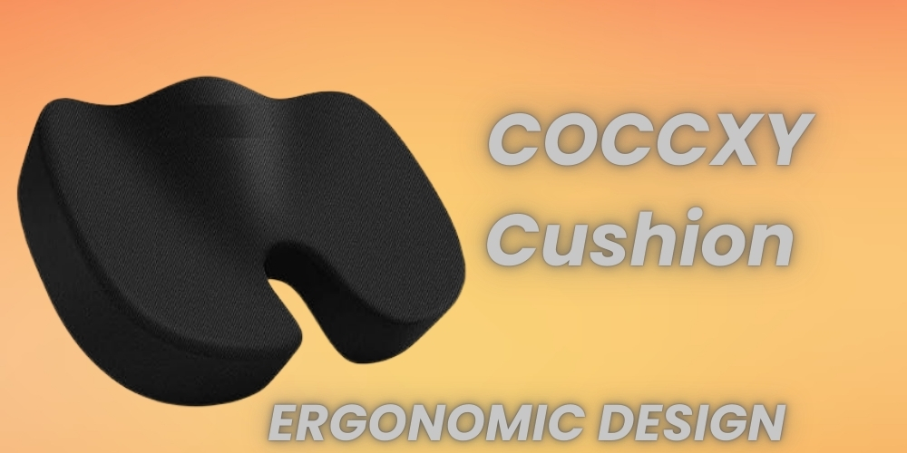 COCCXY CUSHION- MEMORY FOAM, SPINE, KNEE & LOWER BACK ORTHOPEDIC SUPPORT WITH ERGONOMIC DESIGN WITH MIVOR PRODUCT. WWW.MIVOR.IN- BUY NOW