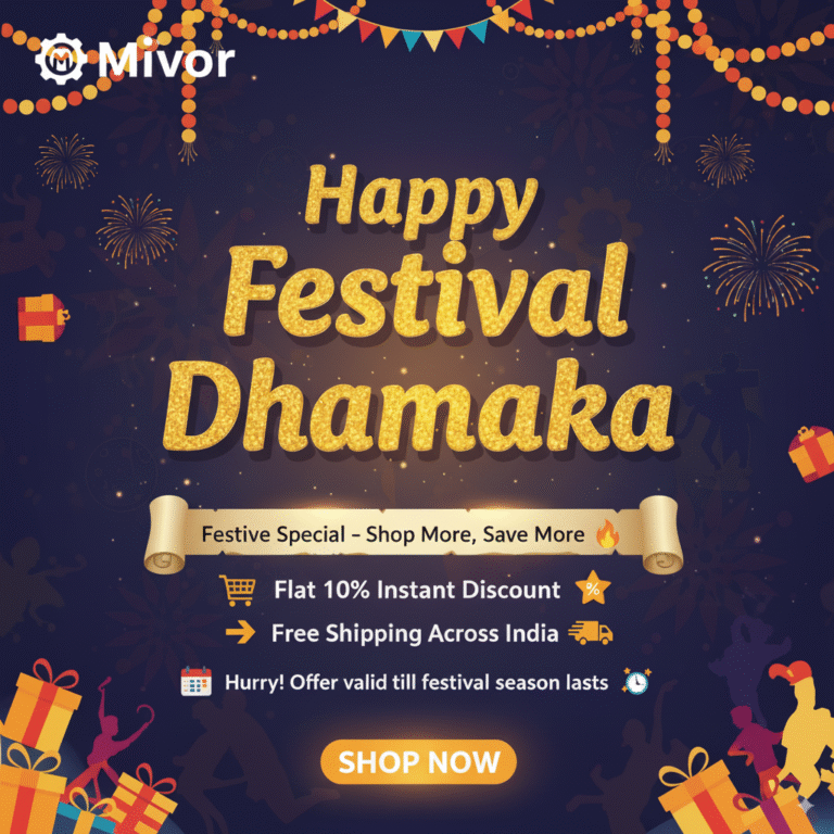 online shopping with www.mivor.in, festival sale live , memory foam product