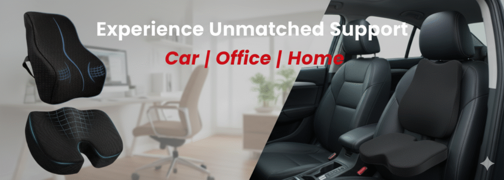 CAR ACCESSORIES, 100% MEMORY FOAM PRODUCTS, SUPPORT YOU LONG DRIVING AND SITTINE, SHOP NOW. WWW.MIVOR.IN