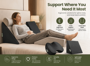 cervical pillow, best memory foam, backrest for chair, beckrest for patient, bad wedge, travel pillow, neck rest, pillow, car seat cushion, spine and lower back support